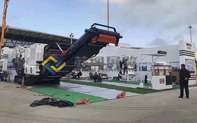 上海蘇閣展覽---工程機(jī)械展臺案例賞析